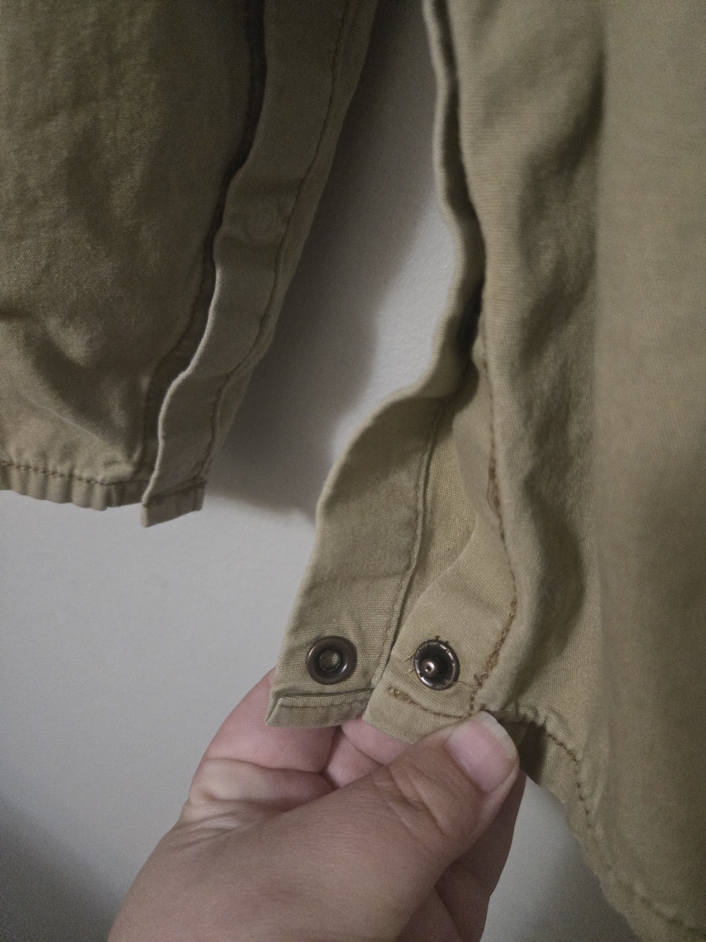 OshKosh B'gosh Toddler Tan Overalls - Picture 7 of 9